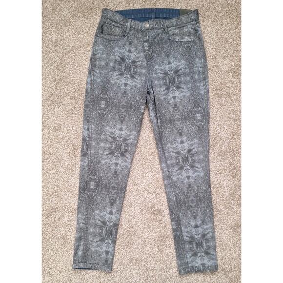 BLUELAB Denim - BLUELAB Womens Reversible Pants Gray Pattern/Blue Size 27 X 26